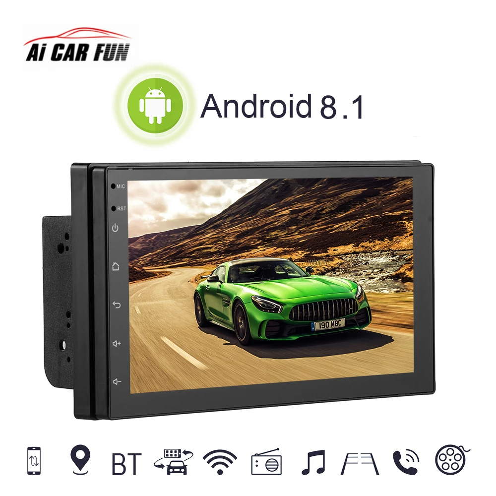 Car Multimedia Player 2 Din Car Radio MP5 GPS Android 8.1 With Rear View Camera Bluetooth Call Phone Music Touch Screen Button
Car Multimedia Player 2 Din Car Radio MP5 GPS Android 8.1 With Rear View Camera Bluetooth Call Phone Music Touch Screen Button