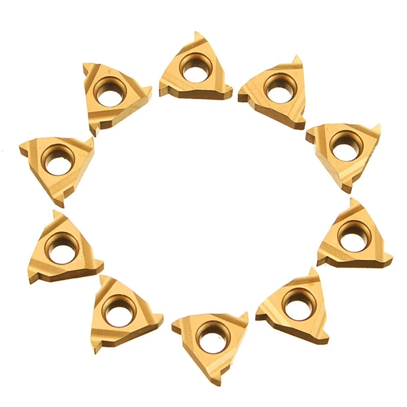10Pcs 11Ir A60 Carbide Insert For Threading Turning Tool Boring Bar Lathe Holder
10Pcs 11Ir A60 Carbide Insert For Threading Turning Tool Boring Bar Lathe Holder