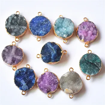 New HOT!Natural Druzys Agates Pendants Charms,Stone Carnelian Connector 21x20mm,Mixed Colors Sent At Random 6PCS Free Shipping
New HOT!Natural Druzys Agates Pendants Charms,Stone Carnelian Connector 21x20mm,Mixed Colors Sent At Random 6PCS Free Shipping