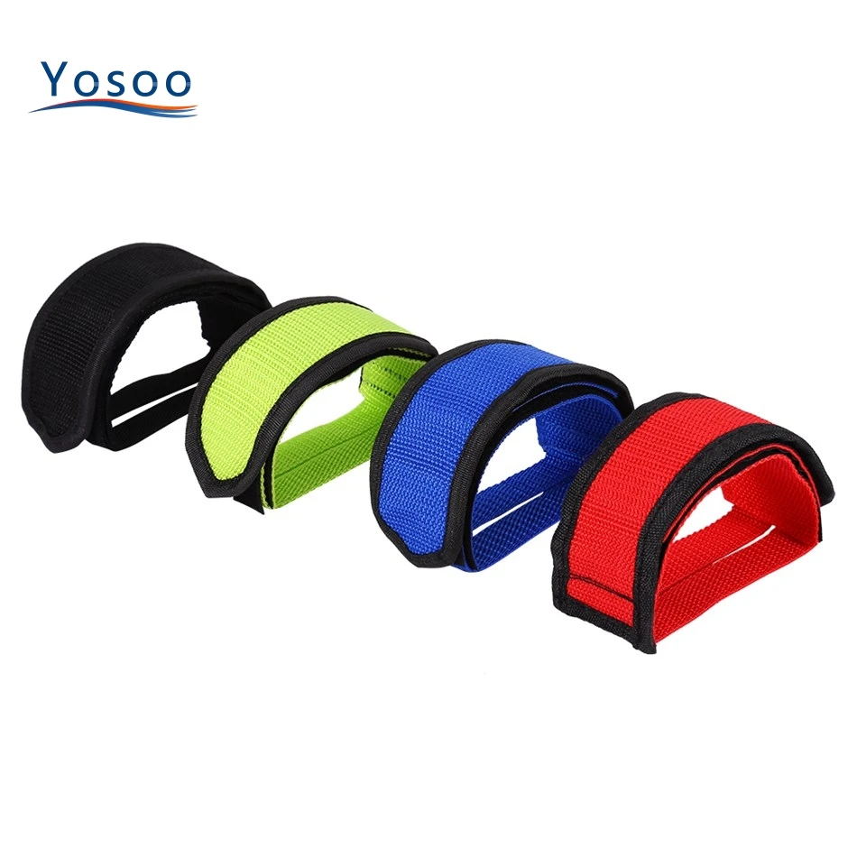 

1pc Nylon Bicycle Pedal Straps Toe Clip Strap Belt Adhesivel Bicycle Pedal Tape Fixed Gear Bike Cycling Fixie Cover 4 Colors