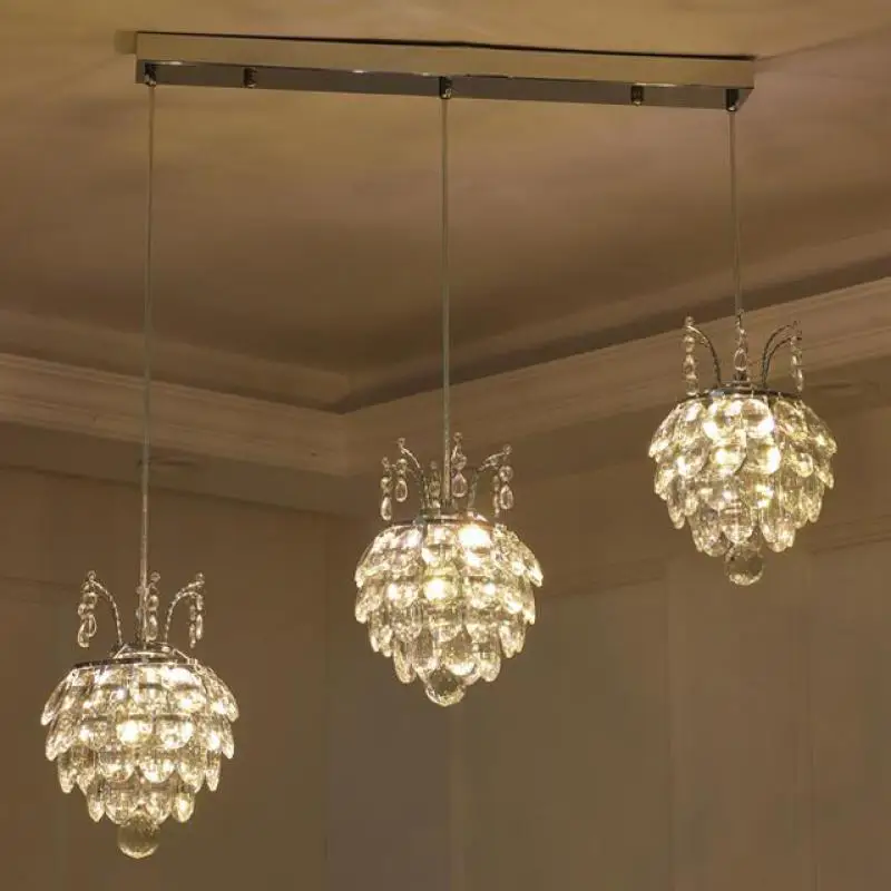 Indoor Hanging Crystal Pendant Lights For Dining Room Hotel Guest Room Lustre Drop Light Restaurant Bar Light Kitchen Lighting
Indoor Hanging Crystal Pendant Lights For Dining Room Hotel Guest Room Lustre Drop Light Restaurant Bar Light Kitchen Lighting