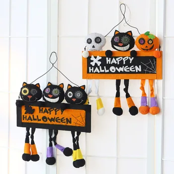 Pumpkin Cat White Ghost Door Plate Window Hanging Doll Pendant Ornament Home Halloween Party Decoration
Pumpkin Cat White Ghost Door Plate Window Hanging Doll Pendant Ornament Home Halloween Party Decoration