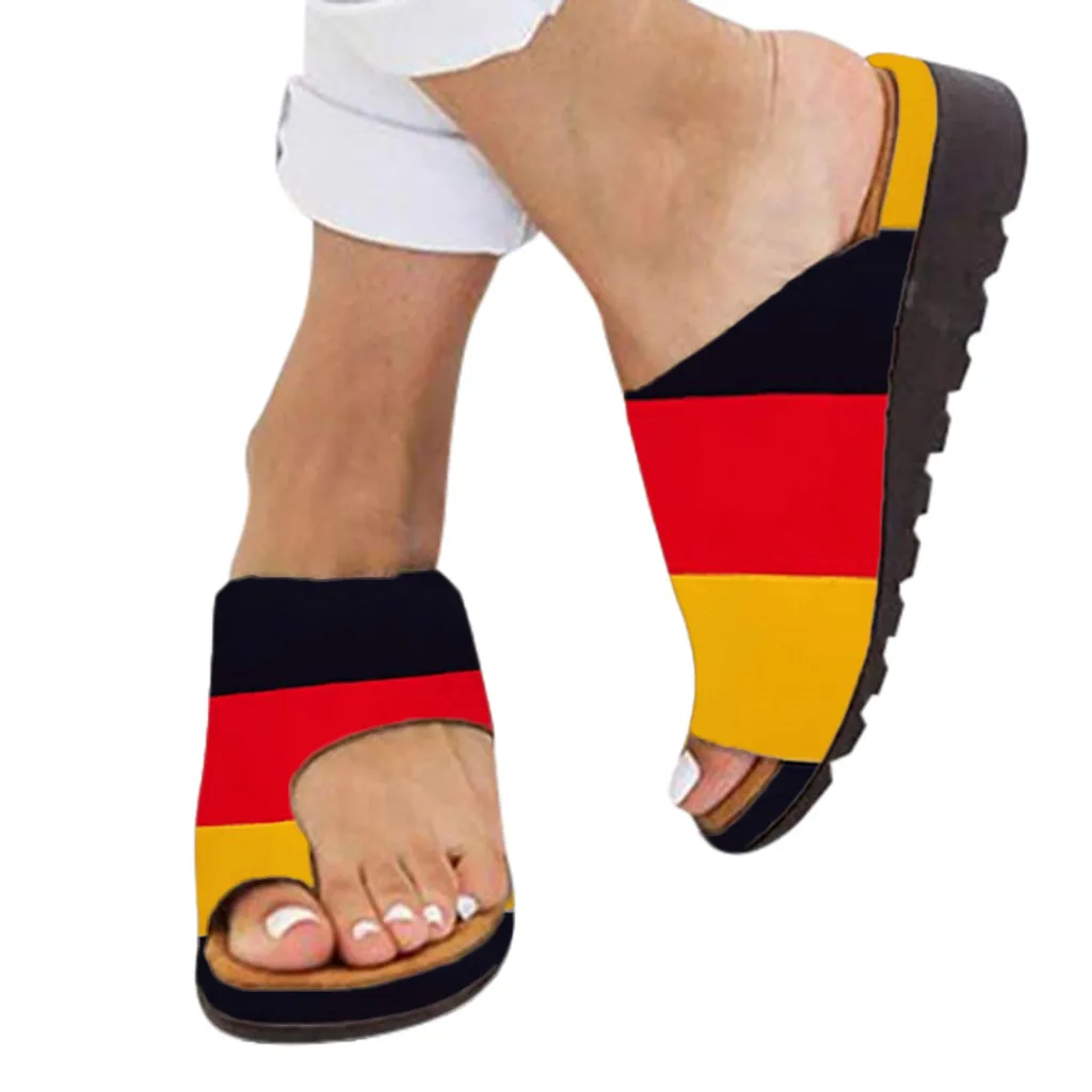 Women Comfy Plain Shoes Flat Platform Ladies Casual Big Toe Foot Correction Sandals Orthopedic Bunion Corrector Flip Flop 7J10
Women Comfy Plain Shoes Flat Platform Ladies Casual Big Toe Foot Correction Sandals Orthopedic Bunion Corrector Flip Flop 7J10