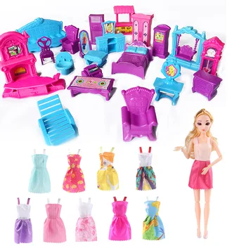 32pcs Pretend Play Kits Doll Dress Up Clothes 19cm Princess Furniture Model Decoration Baby House Birthday Gift for Girl
32pcs Pretend Play Kits Doll Dress Up Clothes 19cm Princess Furniture Model Decoration Baby House Birthday Gift for Girl