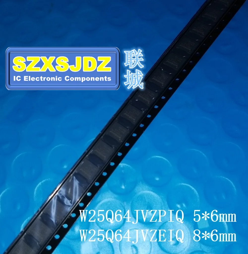 1PCS-5PCS W25Q64JV 5*6mm/8*6mm W25Q64JVZPIQ W25Q64JVZEIQ W25Q64JVIQ 25Q64JVIQ