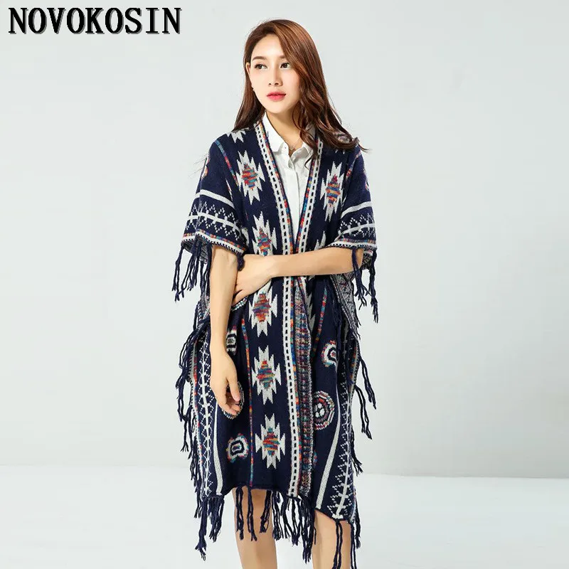SC185 2018 Autumn Shawl Women Folk-Custom Loose Cardigan Thick Coat Winter Warm Knitted Plus Size Tassel Poncho Print Grey Stole
SC185 2018 Autumn Shawl Women Folk-Custom Loose Cardigan Thick Coat Winter Warm Knitted Plus Size Tassel Poncho Print Grey Stole