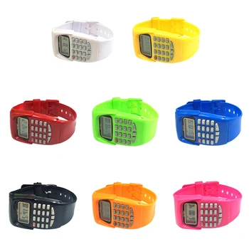 Multifunction Digital Calculator Sports LED Watch Calculating Tool for Children Kids Calculating
Multifunction Digital Calculator Sports LED Watch Calculating Tool for Children Kids Calculating