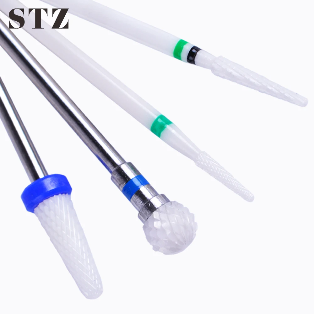 STZ 1pcs 4 Type Milling Cuticle Clean Ceramic Head Nail Drill Bits for Gel Polish Remove Electric Machine Nail Tools #632
STZ 1pcs 4 Type Milling Cuticle Clean Ceramic Head Nail Drill Bits for Gel Polish Remove Electric Machine Nail Tools #632