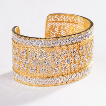 Sterling Silver Vintage Jewelry Honeycomb Hollow Leaves 35mm width Wide Cuff Bangles For Women
Sterling Silver Vintage Jewelry Honeycomb Hollow Leaves 35mm width Wide Cuff Bangles For Women