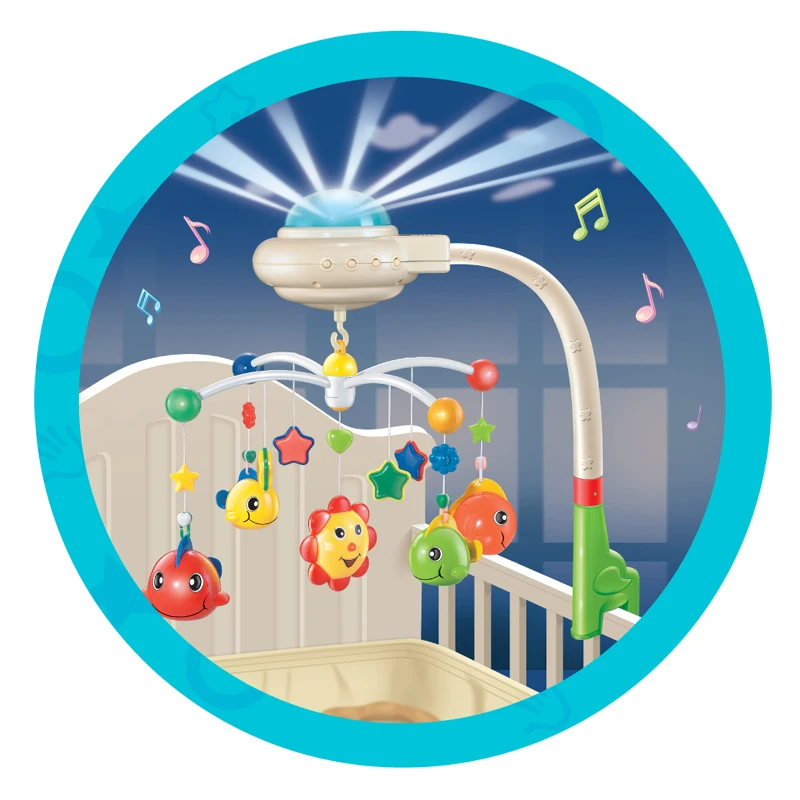 Baby Musical Crib Mobile Bed Bell Baby Hanging Rattles Rotating Bracket Projecting Toys for 0-12 Months Newborn Kids gift 
Baby Musical Crib Mobile Bed Bell Baby Hanging Rattles Rotating Bracket Projecting Toys for 0-12 Months Newborn Kids gift