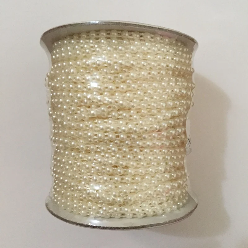 50 Meters/Roll Half Round Flat Back Plastic Pearl Trim 4mm Flatback Pearl Bead String Trim Chain Sew VX12-Beige
50 Meters/Roll Half Round Flat Back Plastic Pearl Trim 4mm Flatback Pearl Bead String Trim Chain Sew VX12-Beige