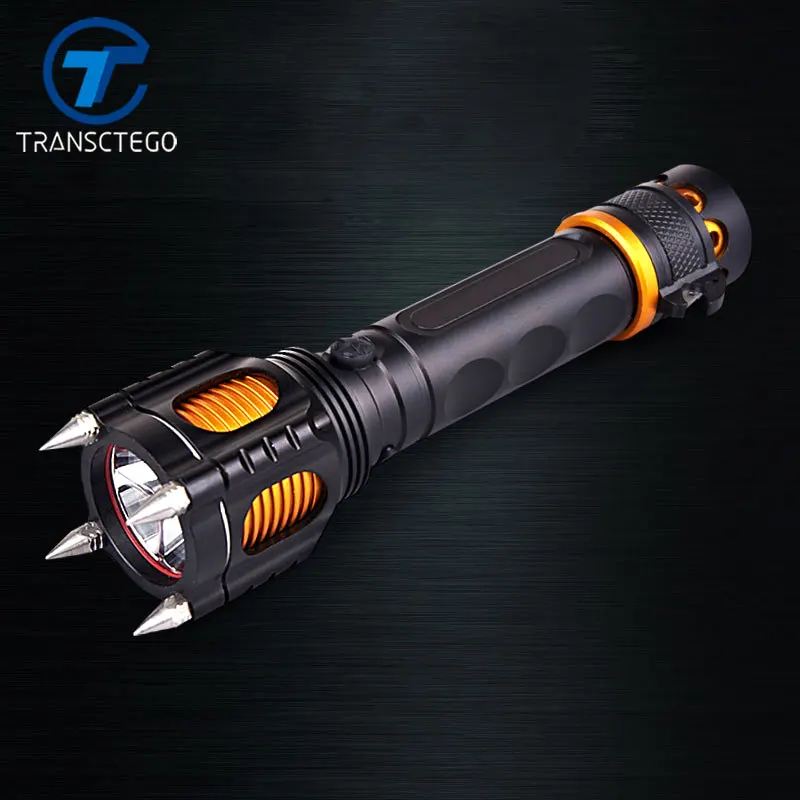 

flashlight 18650 5-Mode cree-xm-l t6 self defense led glare Multi-functional rechargeable torche flashlights