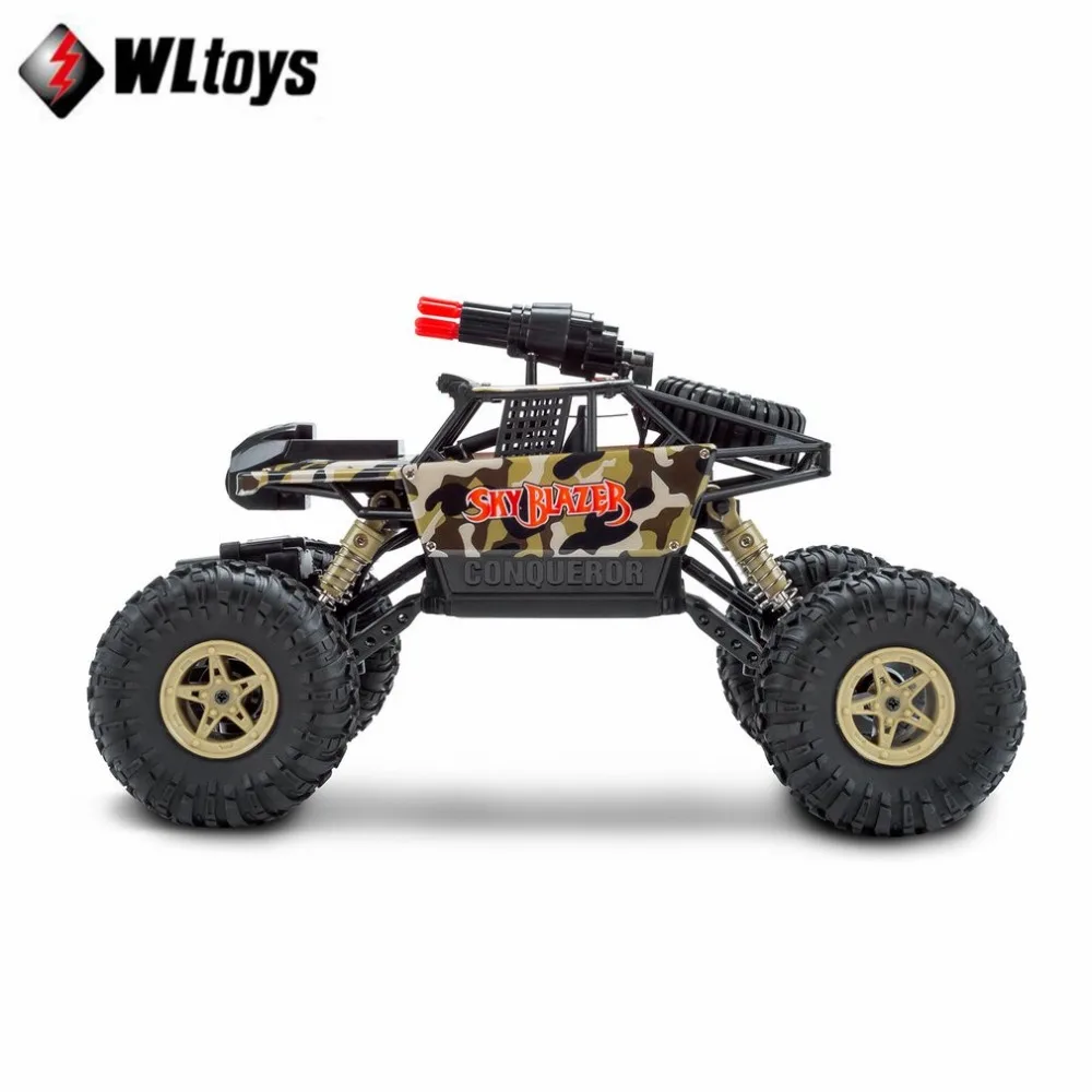 HOT! 18428-A 1/18 2.4GHz 4WD RC car Missile Car with 0.3MP Wifi FPV Camera Off-road Crawler Real-time for Kids Toy Gift Prensent
HOT! 18428-A 1/18 2.4GHz 4WD RC car Missile Car with 0.3MP Wifi FPV Camera Off-road Crawler Real-time for Kids Toy Gift Prensent