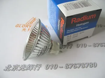 

RADIUM halogen lamp,RJL 2012 12V 20W WFL,12V20W 36 degree aluminum coated reflector,diameter 51mm MR16 glass cover bulb