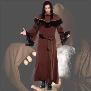 M-2XL Halloween Costumes Adult Men Gothic Wizard Costume European Religious Men Priest Uniform Fancy Cosplay Clothing for Men
M-2XL Halloween Costumes Adult Men Gothic Wizard Costume European Religious Men Priest Uniform Fancy Cosplay Clothing for Men