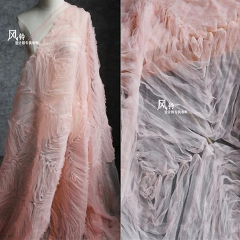 1 Yard tulle netting fabric lace pink, light blue color in stock! 2019 3d ribbon embroidery women dress customize lace material
1 Yard tulle netting fabric lace pink, light blue color in stock! 2019 3d ribbon embroidery women dress customize lace material