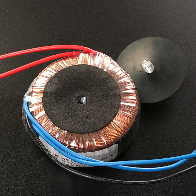 Filling glue toroidal transformer dedicated pre-amp Double 15V 19W toroidal transformer
Filling glue toroidal transformer dedicated pre-amp Double 15V 19W toroidal transformer