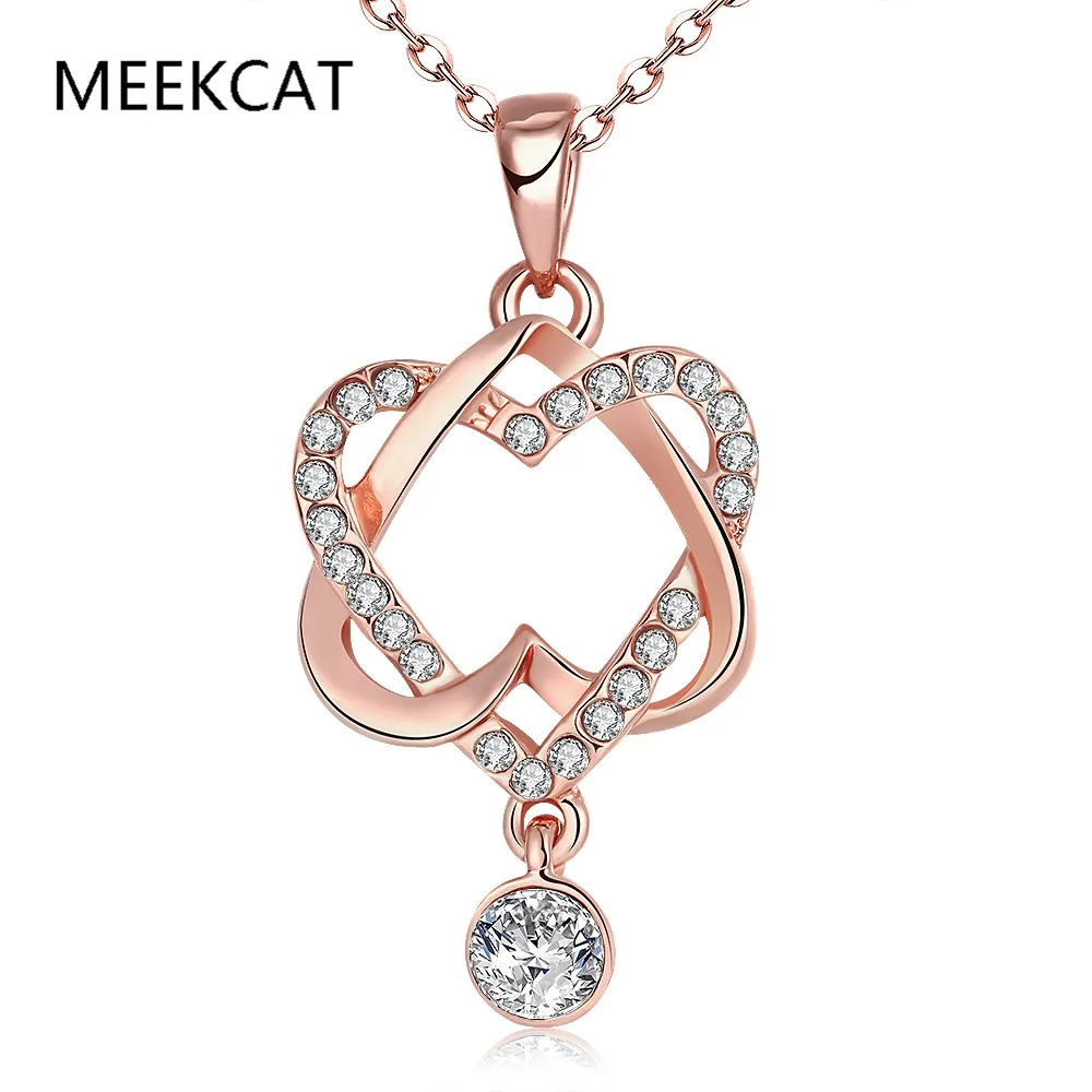 MEEKCAT Women Crystal Necklaces With Big Heart Pendant Female Colar Feminino Bohemian Rose Gold Love Chain Jewelry Necklace
MEEKCAT Women Crystal Necklaces With Big Heart Pendant Female Colar Feminino Bohemian Rose Gold Love Chain Jewelry Necklace