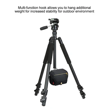 Andoer DSLR Aluminum Alloy Camera Tripod Monopod Max.Load 15kg with 360 Panorama Ball Head Quick Release Plate for Nikon/Sony
Andoer DSLR Aluminum Alloy Camera Tripod Monopod Max.Load 15kg with 360 Panorama Ball Head Quick Release Plate for Nikon/Sony