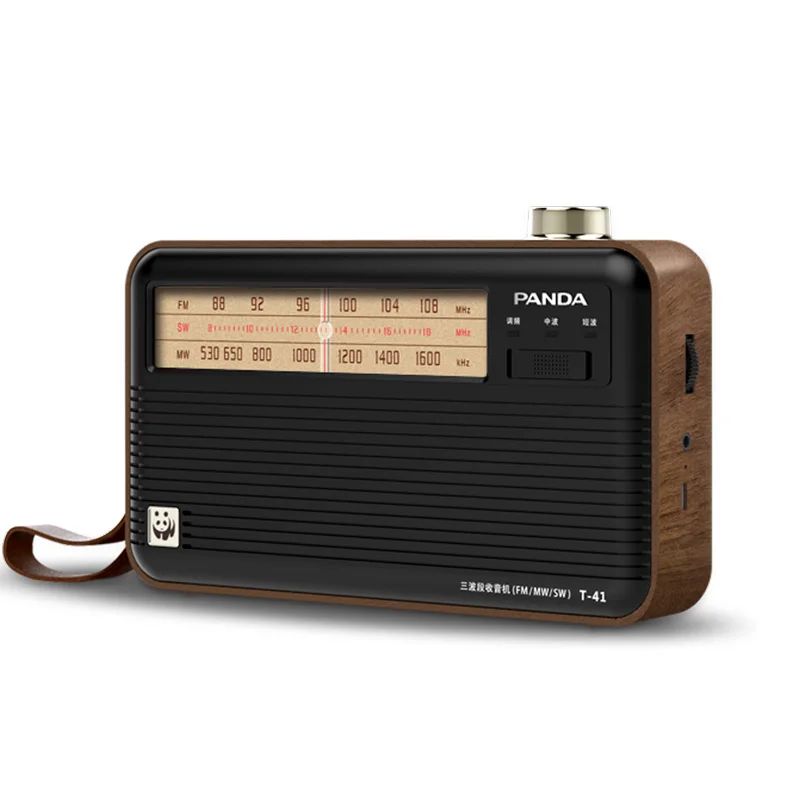 PANDA T-41 Radio Retro Full-band semiconductor Old man Broadcast frequency modulation
PANDA T-41 Radio Retro Full-band semiconductor Old man Broadcast frequency modulation