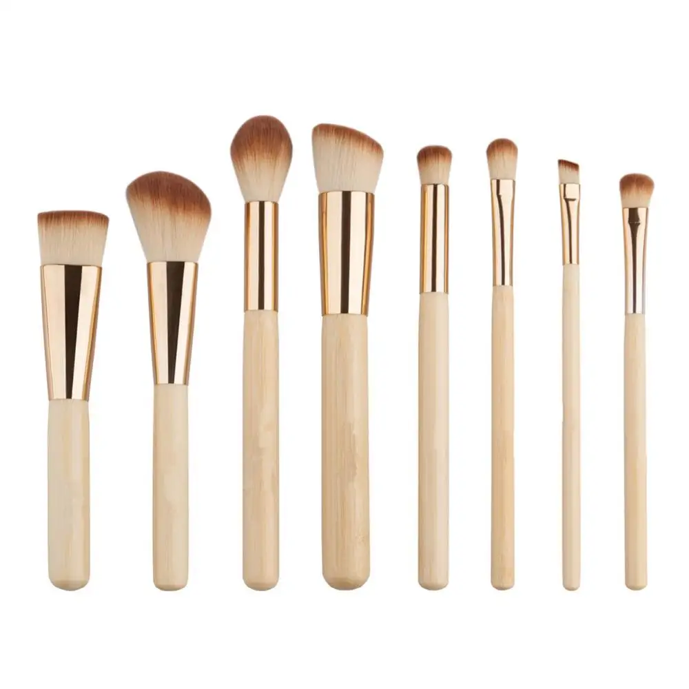 BearPaw 8 Pcs Bamboo Makeup Brushes Kit Natural Soft Bristles Foundation Blush Eye Shadow Cosmetic Tool
BearPaw 8 Pcs Bamboo Makeup Brushes Kit Natural Soft Bristles Foundation Blush Eye Shadow Cosmetic Tool