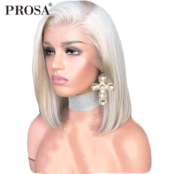 Short Silver Grey Lace Front Human Hair Wig Silky Straight Bob Wigs 150 Density Free Part Pre Plucked Brazilian Remy Hair Prosa
Short Silver Grey Lace Front Human Hair Wig Silky Straight Bob Wigs 150 Density Free Part Pre Plucked Brazilian Remy Hair Prosa