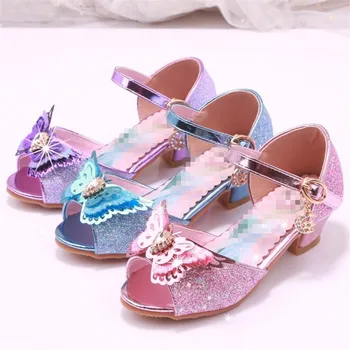 Children girl Glitter butterfly princess Sandals Girls dance Shoes high-heeled Party Shoes 27-38 3colors GZX03
Children girl Glitter butterfly princess Sandals Girls dance Shoes high-heeled Party Shoes 27-38 3colors GZX03