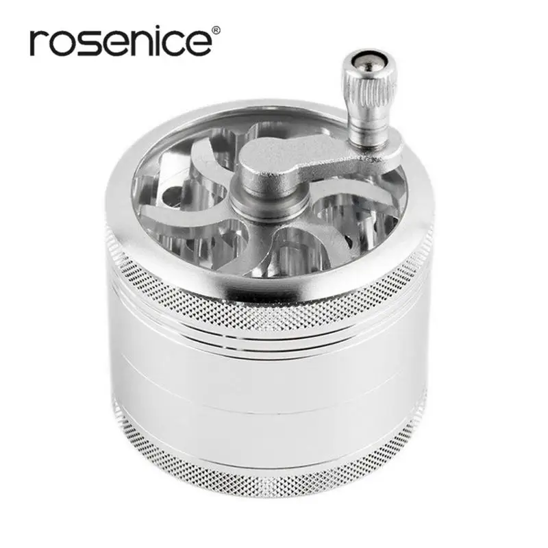 4 Layers Tobacco Spice Grinder Herb Weed Grinder with Mill Handle Salt and Pepper Mills Kitchen Tools
4 Layers Tobacco Spice Grinder Herb Weed Grinder with Mill Handle Salt and Pepper Mills Kitchen Tools