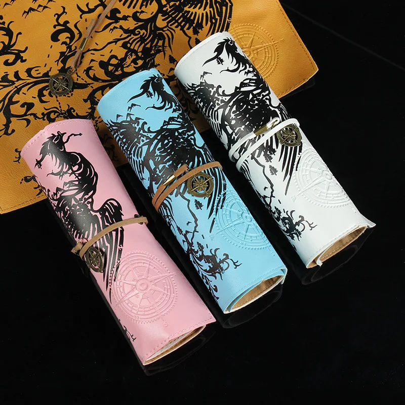 2019 New Creative Exerion Vintage Pencil Case PU Leather Roll Pouch Pencilcase Stationery Storage Pencil Bag School Supplies
2019 New Creative Exerion Vintage Pencil Case PU Leather Roll Pouch Pencilcase Stationery Storage Pencil Bag School Supplies