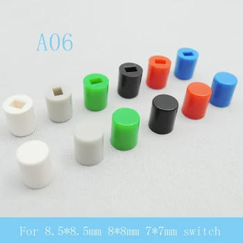 120pcs A06 Tactile Push Button Switch Cap for 7*7mm;8*8*mm;8.5*8.5mm Switchs red black blue green white grey
120pcs A06 Tactile Push Button Switch Cap for 7*7mm;8*8*mm;8.5*8.5mm Switchs red black blue green white grey