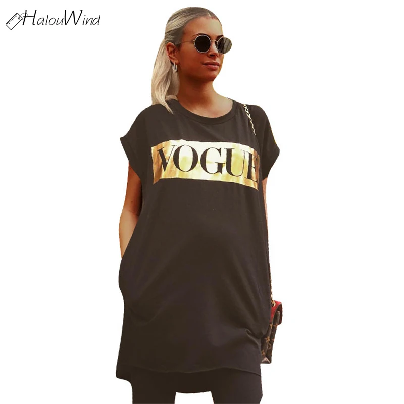 Summer VOGUE O-Neck Long T-Shirt Dress Women Letter Print Dresses Short Sleeve Casual Loose Streetwear Oversize Sundress Black
Summer VOGUE O-Neck Long T-Shirt Dress Women Letter Print Dresses Short Sleeve Casual Loose Streetwear Oversize Sundress Black