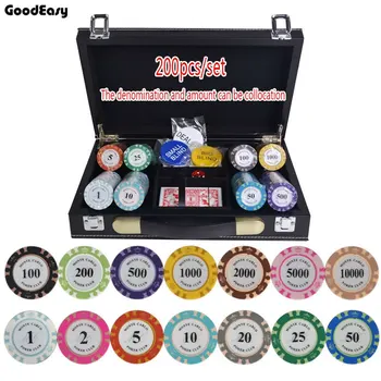 200/300/400/500PCS/SET Crown Poker Chip Clay Casino Chips Texas Hold'em Poker Sets With PU-Leather Case/Box/Suitcase
200/300/400/500PCS/SET Crown Poker Chip Clay Casino Chips Texas Hold'em Poker Sets With PU-Leather Case/Box/Suitcase