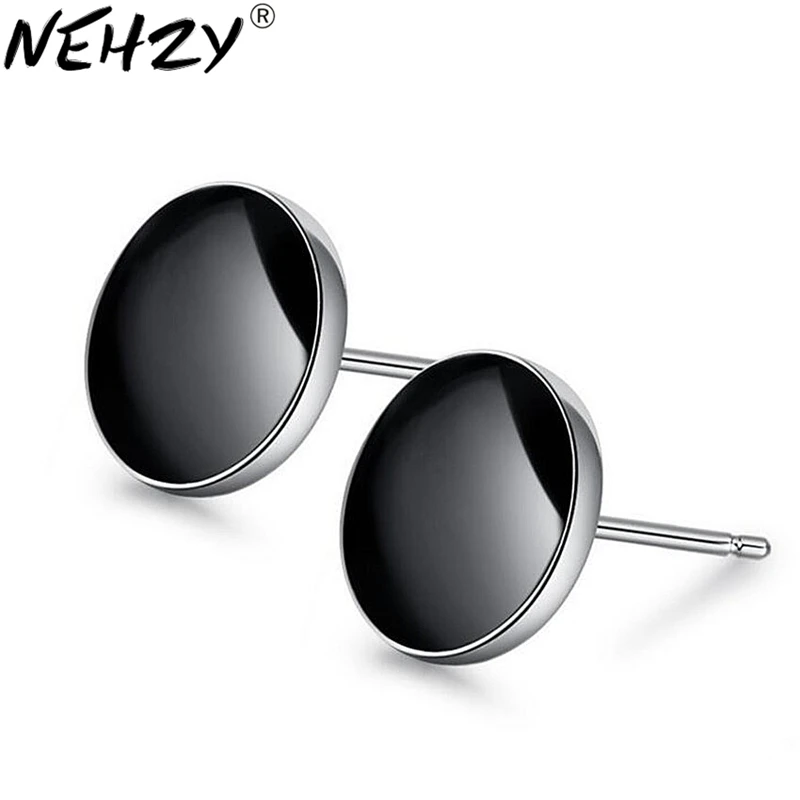 Silver earrings perfect circle wild black crystal jewelry lady lovely high quality men's fashion jewelry
Silver earrings perfect circle wild black crystal jewelry lady lovely high quality men's fashion jewelry