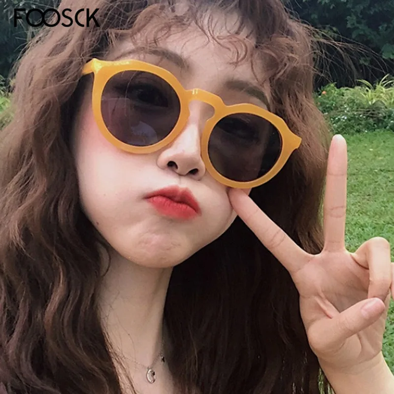 FOOSCK Ladies Brand Design Sun Glasses Newest Cat Eye Sunglasses Women Fashion Round eyewear UV400
FOOSCK Ladies Brand Design Sun Glasses Newest Cat Eye Sunglasses Women Fashion Round eyewear UV400