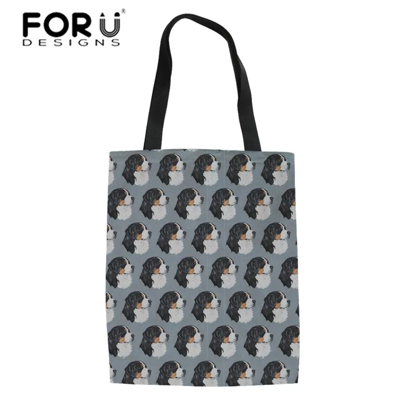FORUDESIGNS Linen Tote Bags for Women Bernese Mountain Dog Printing Shopping Bag Ladies Top-Handle Bags for Females Shopper Bag
FORUDESIGNS Linen Tote Bags for Women Bernese Mountain Dog Printing Shopping Bag Ladies Top-Handle Bags for Females Shopper Bag