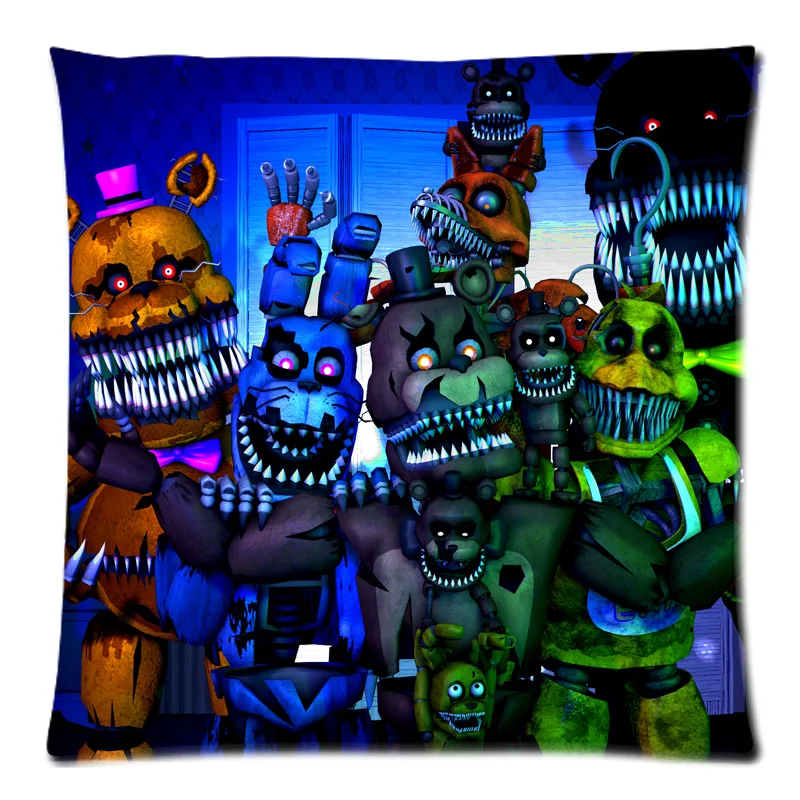 Decorative Cushion Cover Five Nights at Freddy's Throw Pillow Case for Sofa Bed Cotton Linen Pillow Slip Christmas Gift 18"X18"
Decorative Cushion Cover Five Nights at Freddy's Throw Pillow Case for Sofa Bed Cotton Linen Pillow Slip Christmas Gift 18"X18"