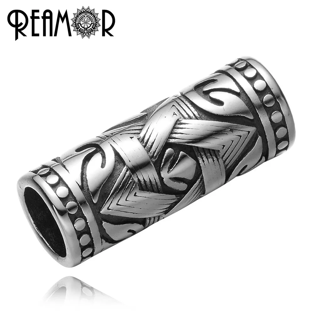 REAMOR 6/8mm 316L Stainless steel David Star European Big Hole Barrel Beads for Bracelet Necklace Jewelry Making Wholesale
REAMOR 6/8mm 316L Stainless steel David Star European Big Hole Barrel Beads for Bracelet Necklace Jewelry Making Wholesale