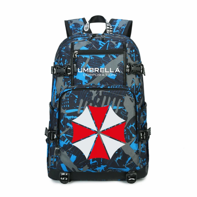 Women Men Anime Umbrella Corporation Resident Evil Backpack Rucksack Mochila Schoolbag Bag For School Boys Girls Student Travel
Women Men Anime Umbrella Corporation Resident Evil Backpack Rucksack Mochila Schoolbag Bag For School Boys Girls Student Travel