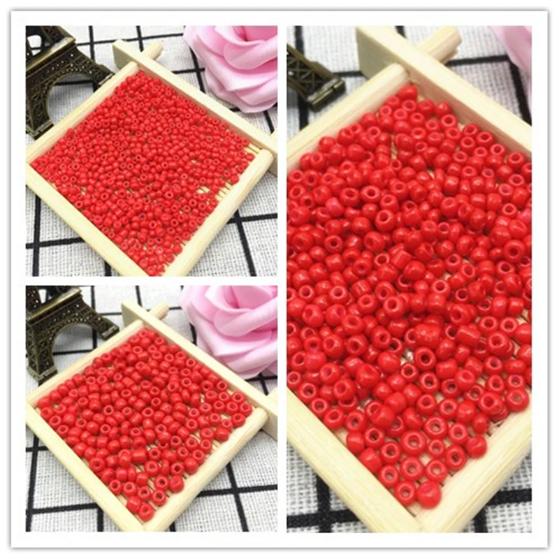 New DIY 2mm/3mm/4mm 1000/500/200pcs Czech Glass Seed Spacer Beads Jewelry Fitting Red
New DIY 2mm/3mm/4mm 1000/500/200pcs Czech Glass Seed Spacer Beads Jewelry Fitting Red