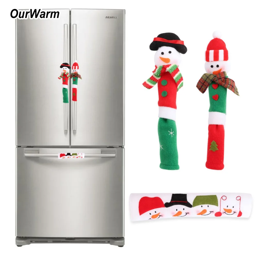 OurWarm 3Pcs Microwave Door Refrigerator Handle Cover 24x10cm Snowman Kitchen Appliance Gloves New Year Christmas Decor for Home
OurWarm 3Pcs Microwave Door Refrigerator Handle Cover 24x10cm Snowman Kitchen Appliance Gloves New Year Christmas Decor for Home