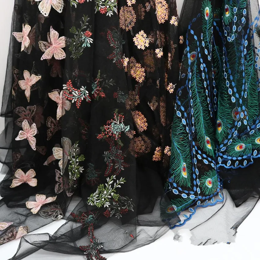 50x140cm Mesh Gauze Fabric Embroidered Flower Grass Butterfly DIY Craft Material LL8507a
50x140cm Mesh Gauze Fabric Embroidered Flower Grass Butterfly DIY Craft Material LL8507a