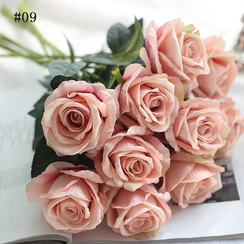 Real Touch Rose Christmas Decorations Marrige Decorative Flower Party Decor For Home Silk Artificial Peony Wedding Decoration
Real Touch Rose Christmas Decorations Marrige Decorative Flower Party Decor For Home Silk Artificial Peony Wedding Decoration