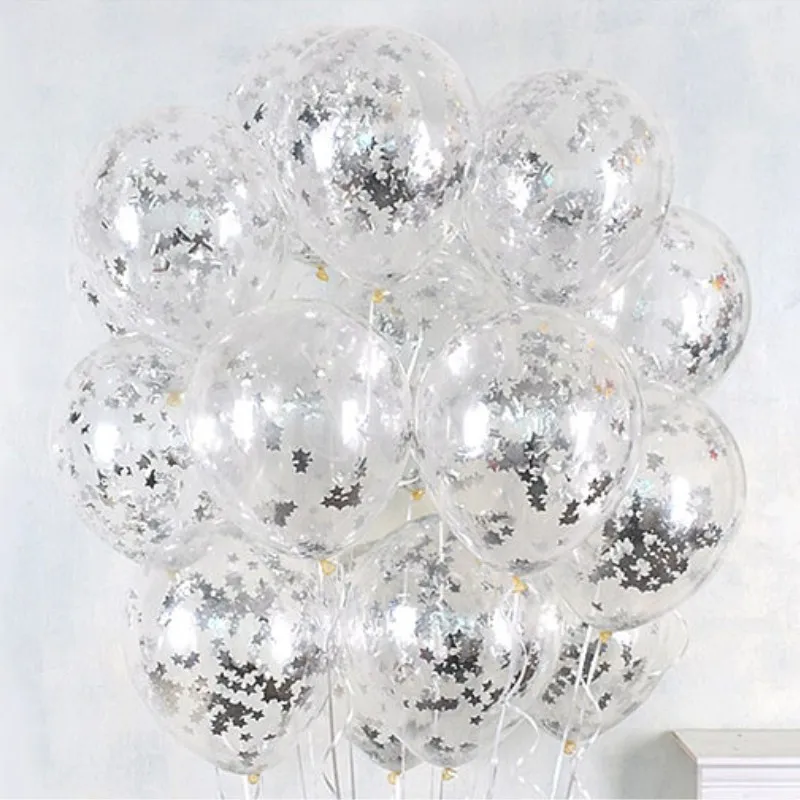 5pcs/lot Clear Balloons Gold Star Foil Confetti Transparent Balloons Happy Birthday Baby Shower Wedding Party Decorations Favor
5pcs/lot Clear Balloons Gold Star Foil Confetti Transparent Balloons Happy Birthday Baby Shower Wedding Party Decorations Favor