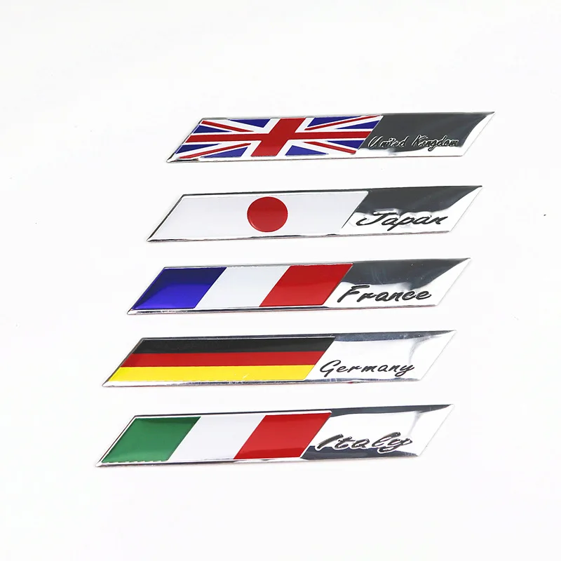 Aluminum Germany Italy France Japan Flag Car sticker Emblem Badge Sticker For Bmw Fiat VW Ford Audi Renault Opel Peugeot Toyota
Aluminum Germany Italy France Japan Flag Car sticker Emblem Badge Sticker For Bmw Fiat VW Ford Audi Renault Opel Peugeot Toyota