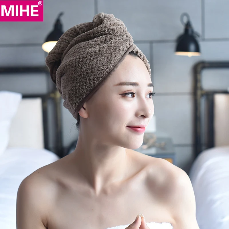 MIHE Woman's Dry Hair Towel Bathroom SolidSoft Super Absorbent Quick-drying Microfiber Bath Towel Hair Dry Cap Salon Towel GFJ01
MIHE Woman's Dry Hair Towel Bathroom SolidSoft Super Absorbent Quick-drying Microfiber Bath Towel Hair Dry Cap Salon Towel GFJ01