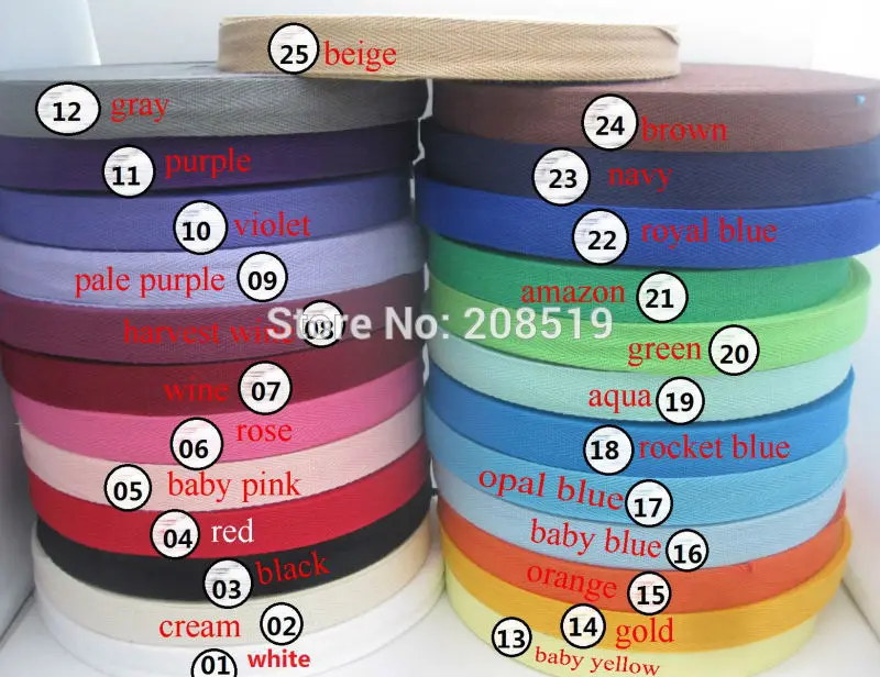 CR0022 Solid color 3/8" cotton tape 20Y Baby clothes decorative Flower Ribbons Cotton sewing accessories
CR0022 Solid color 3/8" cotton tape 20Y Baby clothes decorative Flower Ribbons Cotton sewing accessories