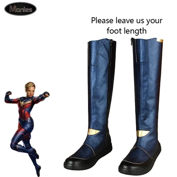Avengers 4 Endgame Captain Marvel Cosplay Ms. Marvel Carol Danvers Boots Party Only Shoes Knee High Halloween Costumes For Women
Avengers 4 Endgame Captain Marvel Cosplay Ms. Marvel Carol Danvers Boots Party Only Shoes Knee High Halloween Costumes For Women