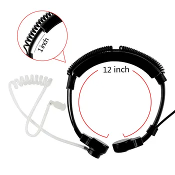 3.5mm Adjustable Throat Mic Microphone Covert Acoustic Tube Earpiece Headset With Finger PTT for iPhone Android Mobile Phone
3.5mm Adjustable Throat Mic Microphone Covert Acoustic Tube Earpiece Headset With Finger PTT for iPhone Android Mobile Phone