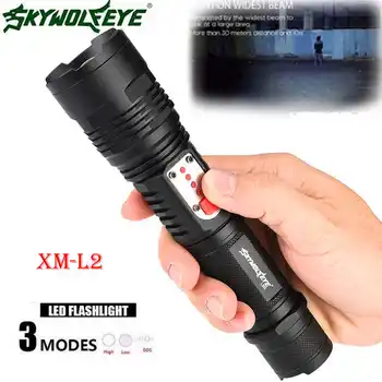 USB rechargable torch flashlight Zoomable XM-L2 U2 LED Zoom 18650 3 Mode Flashlight Torch powerful led flashlight #4A31
USB rechargable torch flashlight Zoomable XM-L2 U2 LED Zoom 18650 3 Mode Flashlight Torch powerful led flashlight #4A31