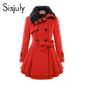 Sisjuly women jacket coat winter black women’s fashion jackets long sleeve elegant slim coat woman causal outerwear & coats 2017 Sisjuly women jacket coat winter black women’s fashion jackets long sleeve elegant slim coat woman causal outerwear & coats 2017